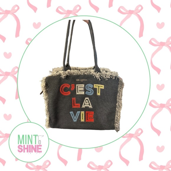 Karl Lagerfeld Handbags - 😎🩷KARL LAGERFELD MARGOT TOTE BAG 🩷😎